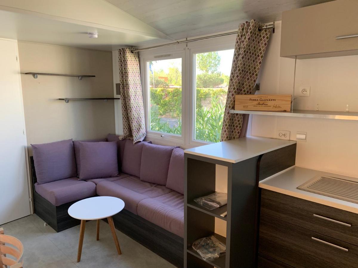 Mobilhome Vias Plage Dans Camping Zewnętrze zdjęcie