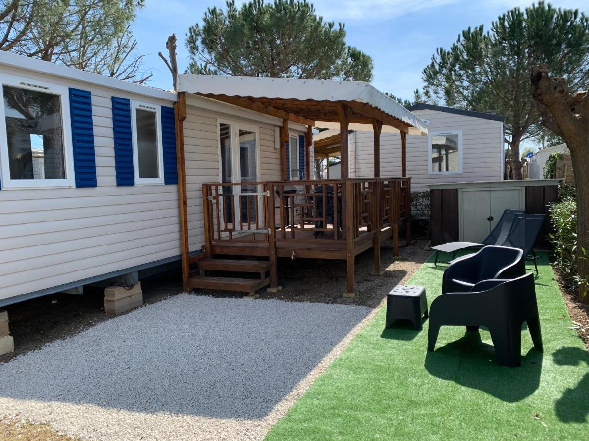 Mobilhome Vias Plage Dans Camping Zewnętrze zdjęcie