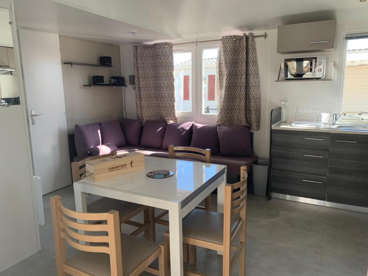 Mobilhome Vias Plage Dans Camping Zewnętrze zdjęcie
