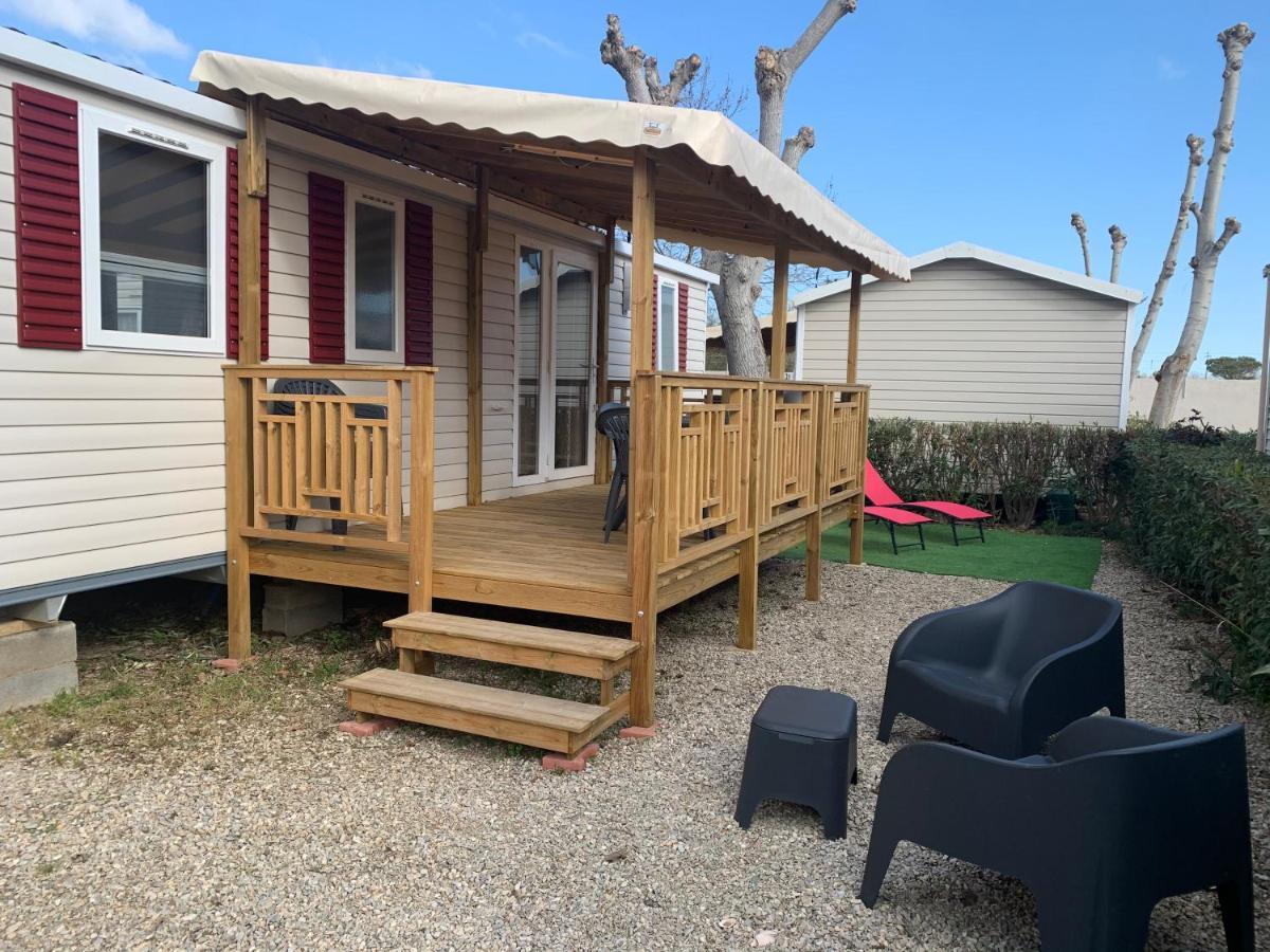 Mobilhome Vias Plage Dans Camping Zewnętrze zdjęcie