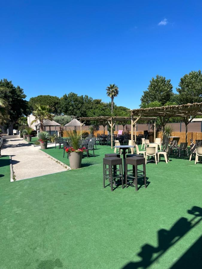 Mobilhome Vias Plage Dans Camping Zewnętrze zdjęcie