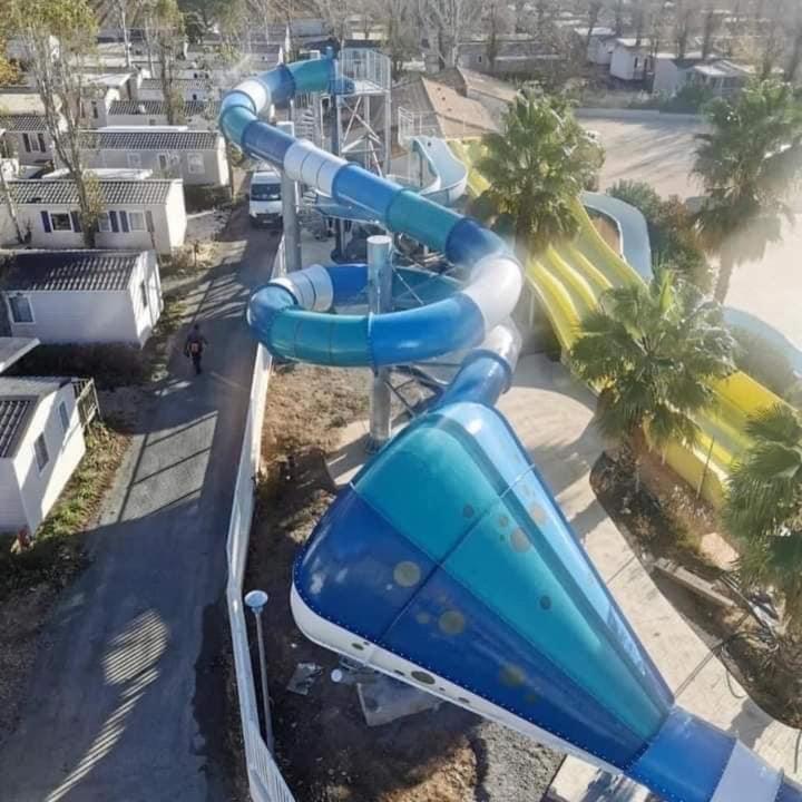Mobilhome Vias Plage Dans Camping Zewnętrze zdjęcie