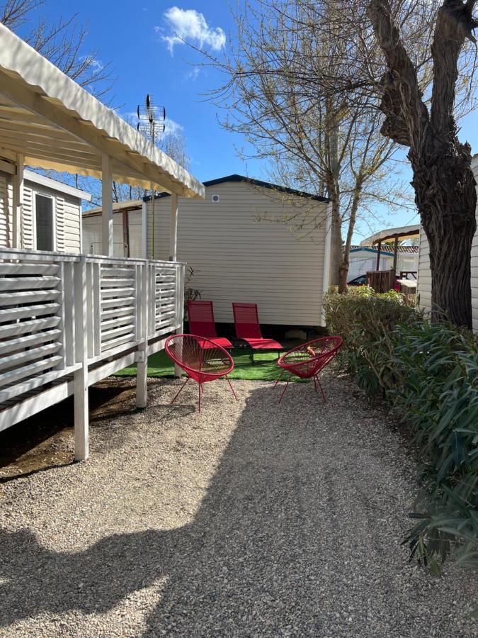 Mobilhome Vias Plage Dans Camping Zewnętrze zdjęcie
