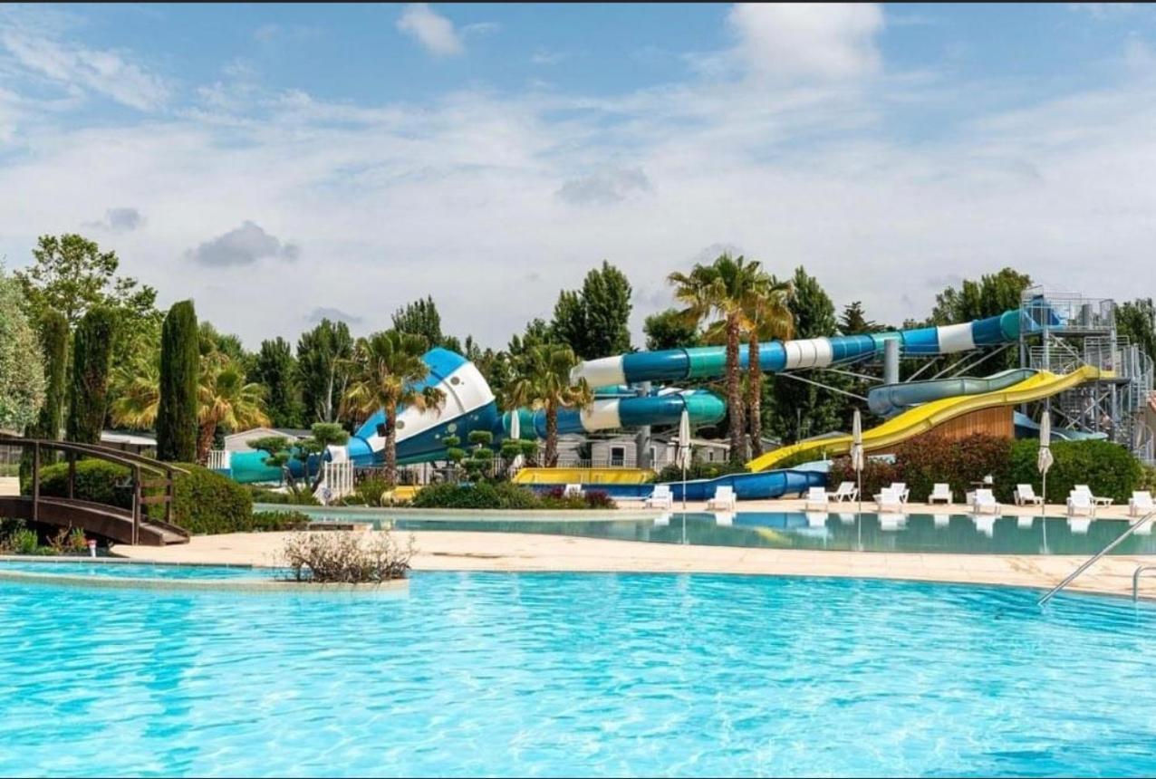 Mobilhome Vias Plage Dans Camping Zewnętrze zdjęcie