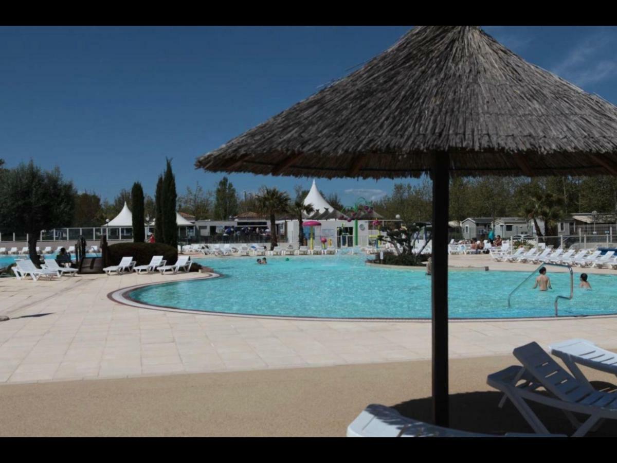 Mobilhome Vias Plage Dans Camping Zewnętrze zdjęcie