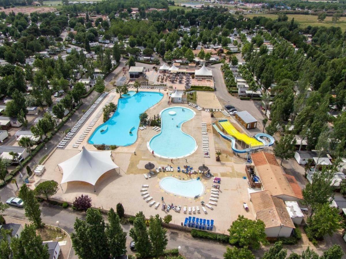 Mobilhome Vias Plage Dans Camping Zewnętrze zdjęcie