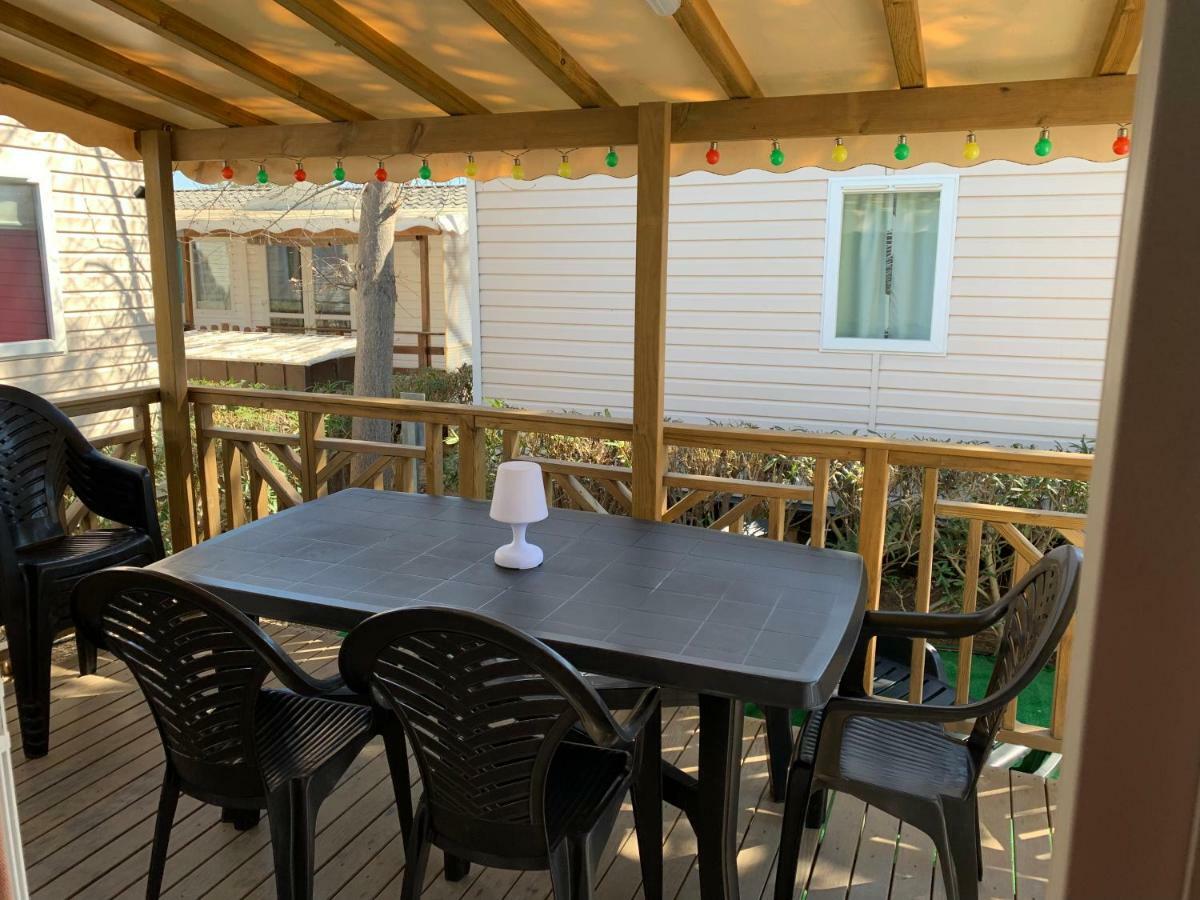 Mobilhome Vias Plage Dans Camping Zewnętrze zdjęcie